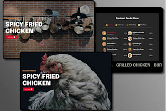 build responsive restaurant website, online food ordering, food delivery website