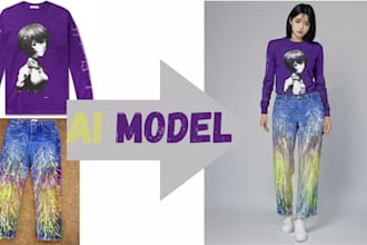 be your female model for your fitness and fashion brand