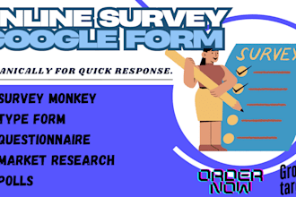 reach 1000 respondents to fill online surveys form, polls, questionnaire
