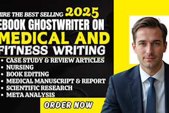 write healthcare ebook, medical articles, neuroscience, and fitness ebook writer