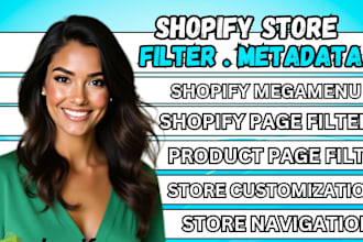 fix add create shopify mega menu shopify product page filter shopify collection