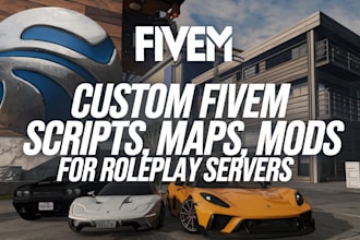 create custom fivem scripts, maps, and mods for roleplay servers