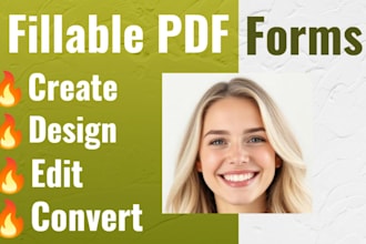 create or design fillable PDF form with data validations