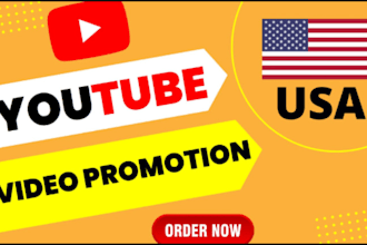 do organic USA youtube  video promotion to boost views