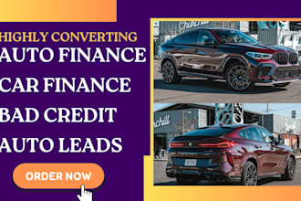 generate auto finance leads car loan bad credit auto leads