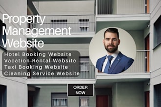 design vacation rentals, hotel booking website and property management website