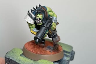 assemble, prime, or paint warhammer models in eavy metal style