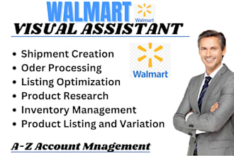 be your walmart wfs and 2steps dropshipping visual assistant and wholesales VA