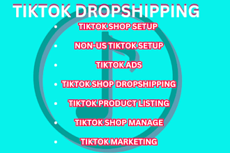 create tiktok shop tiktok manager tiktok dropshipping tiktok ads tik tok shop