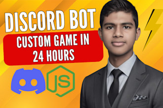 develop custom discord bot games for your server