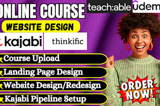 kajabi website design, kajabi online course, kajabi sales funnel landing page