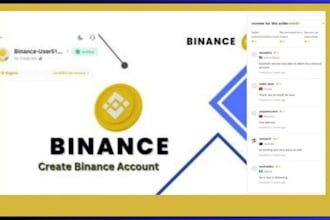 create and verify your binance account