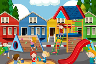 children book illustrations formatting and editing, picture book