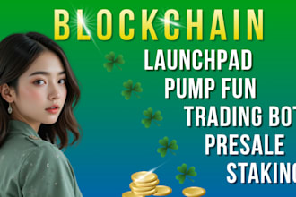 be blockchain developer for token launchpad, web3 dapps