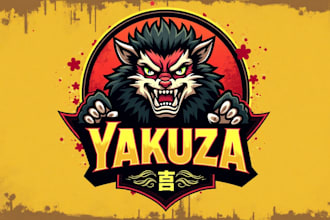 make outstanding yakuza logo with express delivery