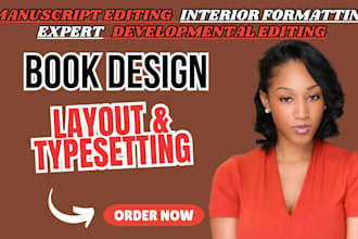 typeset book manuscript developmental editing book layout design book formatting