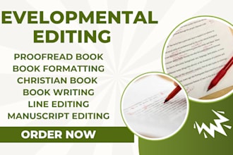 be your developmental editor, non fiction novel book proofreader, kindle format