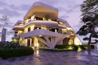 render your any 3d model in d5 render