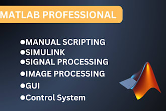 do matlab programming simulation gui image processing projects