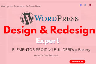 develop wordpress website for a consulting and business company