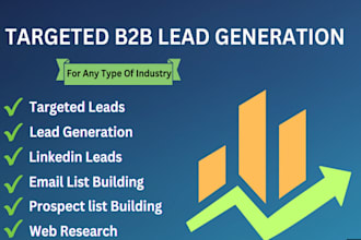 do b2b lead generation, lead scraping, lead list and email list building