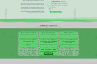 develop a simple landing page for you or your product