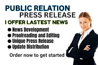 do perfect public relations and pitch news stories for you