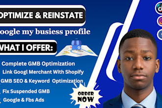 setup reinstate google my business profile, fix gmb profile verification