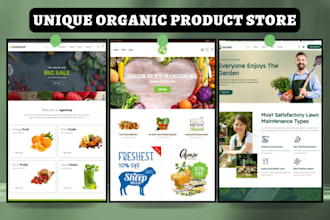 design 7 figure eco friendly store organic product store vegan store