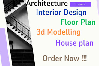 design 2d bim modelling 3d architectural, interior exterior design rendering