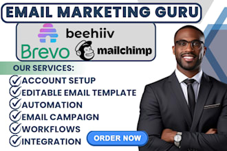 design custom beehiiv brevo newsletter bravo mailchimp email template automation