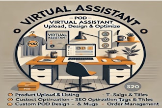 your virtual assistant for print on demand pod websites