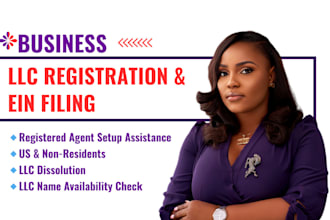 streamline llc registration, dissolve llc and obtain ein for US and non resident
