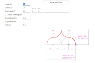 develop technical mathematical solutions to create your own parametric dxf tool