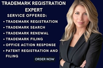 manage your US trademark filings, statements of use, and renewals