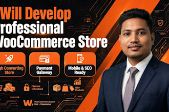 develop professional woocommerce store