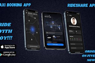 develop taxi booking app uberclone app taxi app rideshare app godjek
