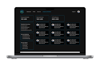 design a modern admin dashboard  panel UI UX in figma