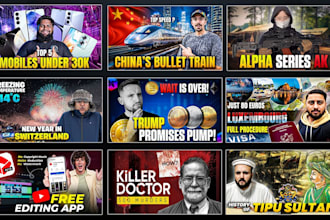 design a viral amazing youtube thumbnail in 24 hours
