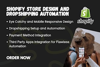 create a high converting shopify dropshipping store with winning products