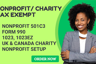 do 501c3 us nonprofit, file 990 form, uk and canada charity