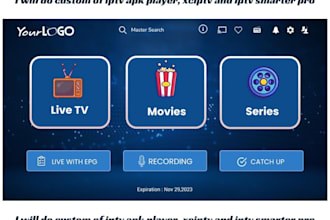 rebrand iptv app like tivimate smarters pro ibo player nextv sparkletv xciptv