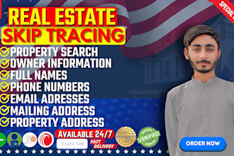 do deliver skip tracing service for real estate business