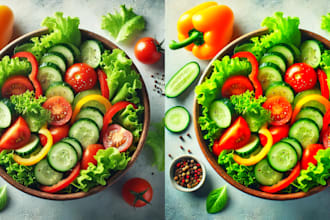 edit and retouch your food images