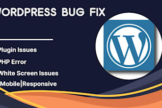 fix issues, debug and customize wordpress plugin and theme