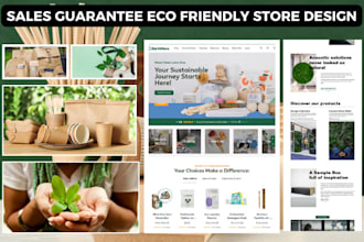 design eco friendly product website vegan website organic grocery store