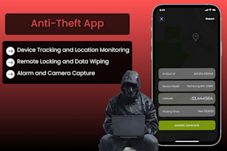 develop a custom anti theft app like cerberus, prey, and find my device