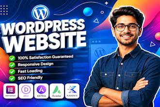 do wordpress website with avada, salient, the7, impreza or divi theme