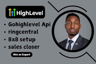 do gohighlevel vapi, ring central, 8x8 setup, sales closer, ghl