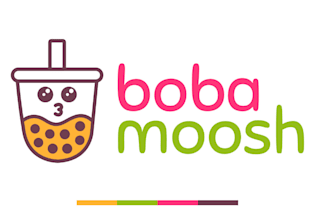 design a bubble tea or food and beverage logo